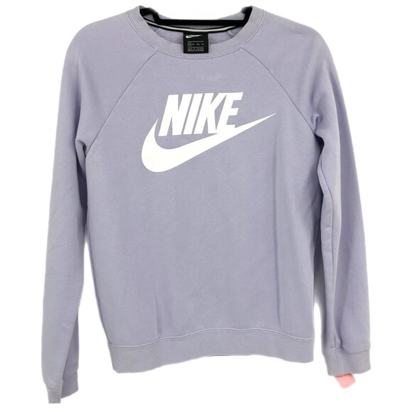 Nike Tops - Nike Purple Long-Sleeve Sweatshirt | Classic Style, Pullover